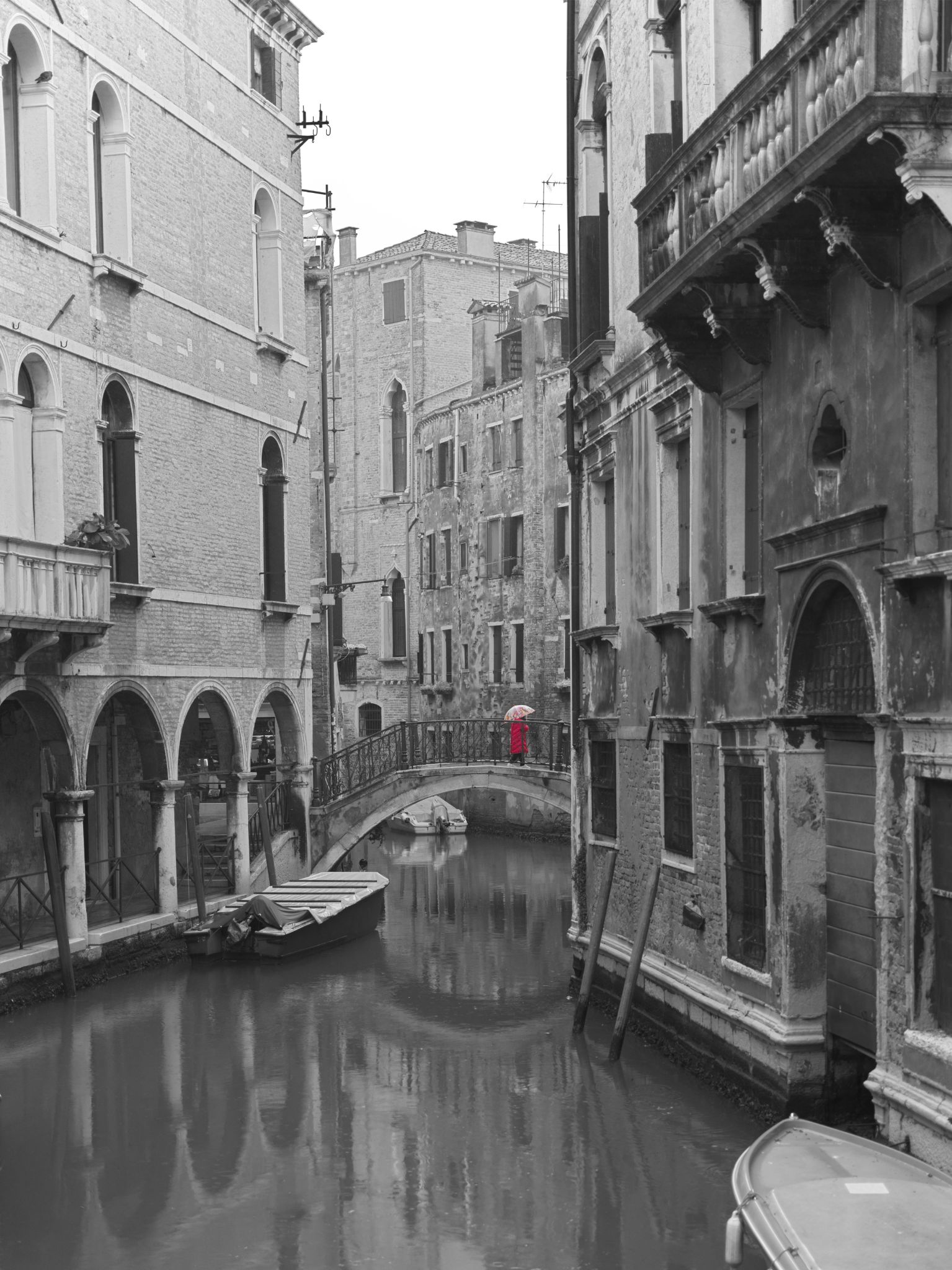 The Lady with the Umbrella in Venice